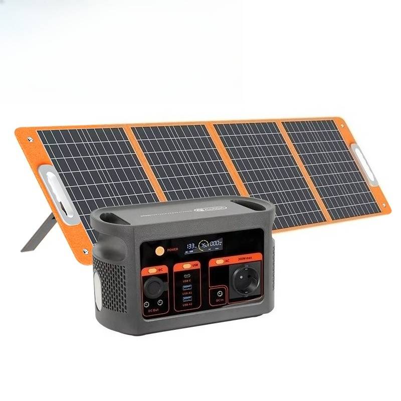 Ac Outdoor Power - 300W reiner Sinuswellen-Solargenerator mit LiFePO4-Akku für