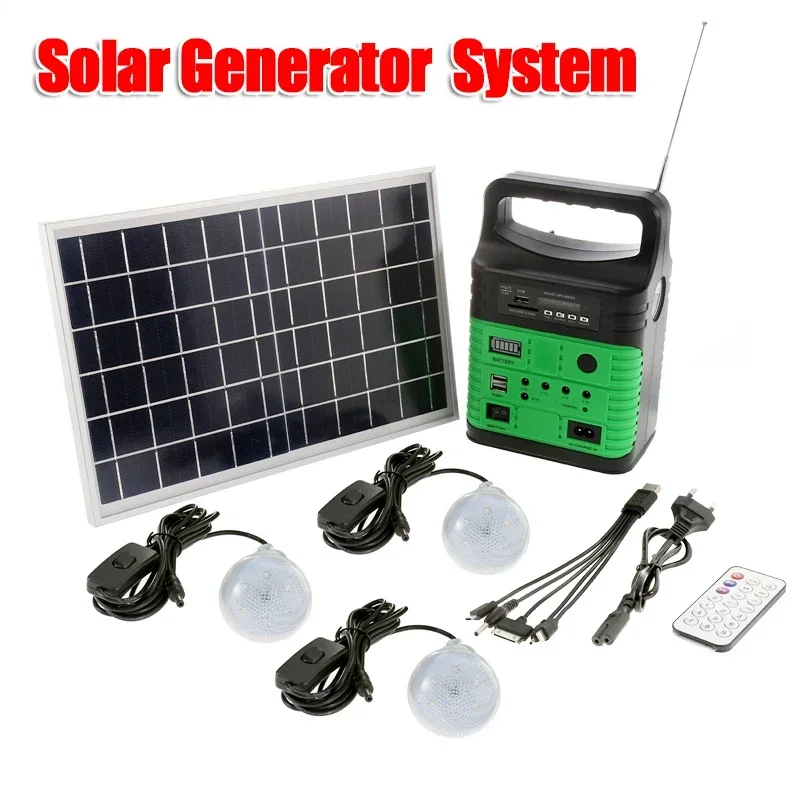Outdoor Power Source - Tragbares Camping Solarstrom generators ystem Sonnen