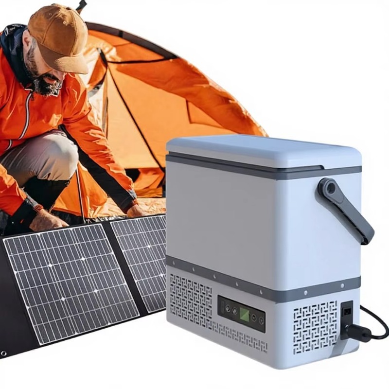Outdoor Power Box - Neue Solarbetriebene Camping-Kühlbox 12L Kühlschrank mit