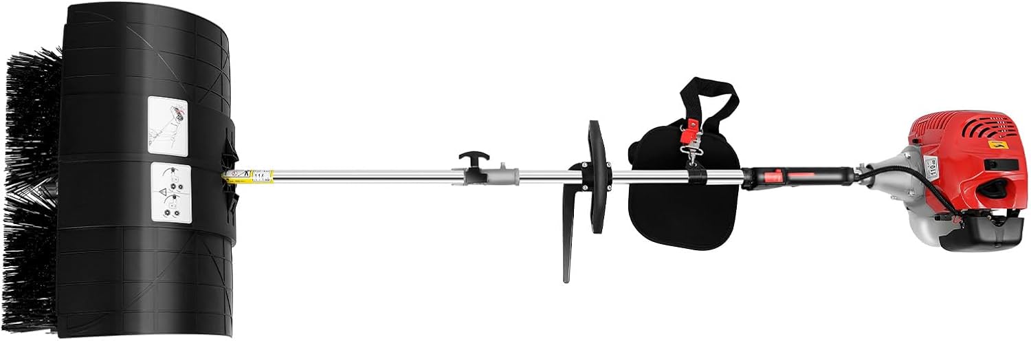 Outdoor Power Broom - 2,3 PS Benzin-Handkehrmaschine, 52 cm³ 2-Takt