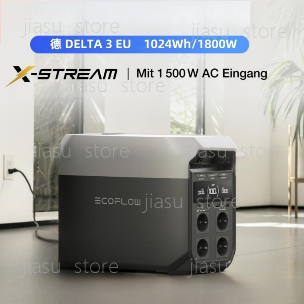 Outdoor Power Source - EcoFlow DELTA 3 Tragbare Powerstation EU-Version
