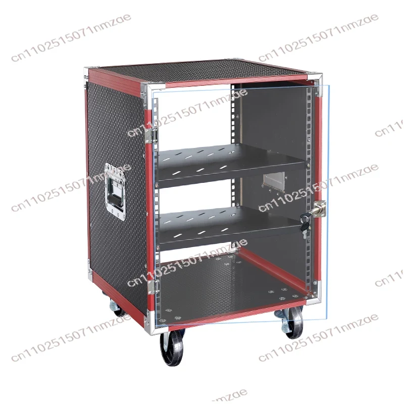Outdoor Power Rack - 10U Leistungsverstärker-Gehäuse, 8U Ausrüstungs-Rack, Mobiles Audio-Chassis