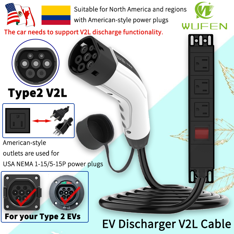 Ac Outdoor Power - WUFEN Tragbares Typ 2 V2L-Kabel 16