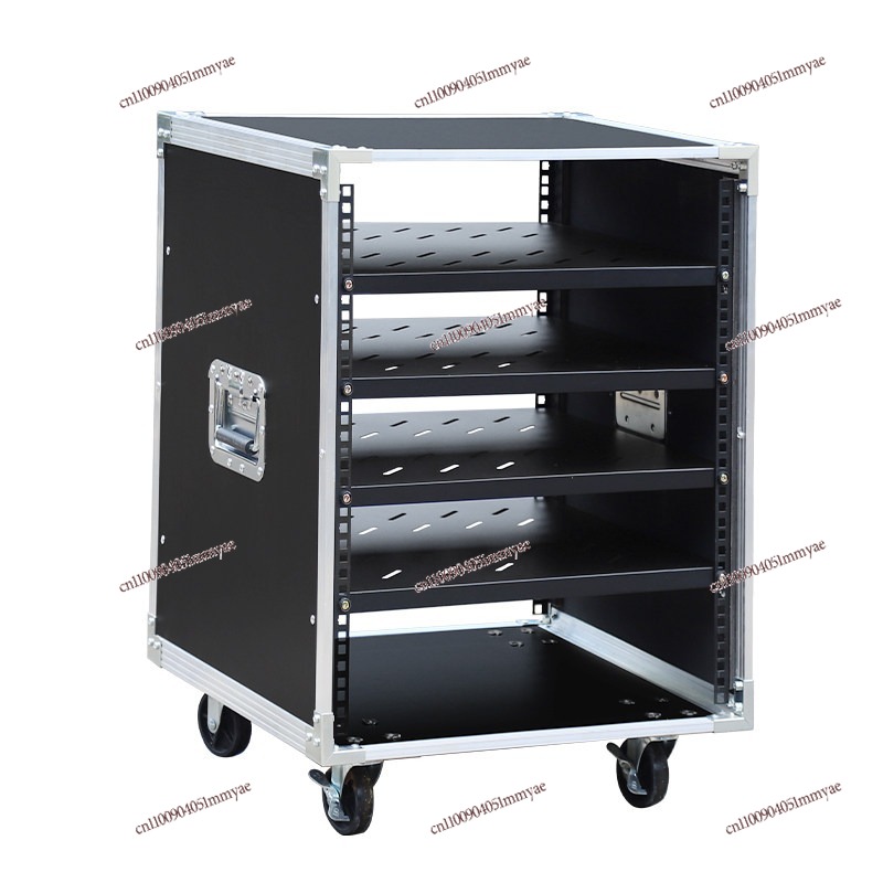 Outdoor Power Rack - 10U Leistungsverstärker-Gehäuse Heimkino-Luftkühlungsgehäuse Multifunktionales Outdoor-Chassis-Rack