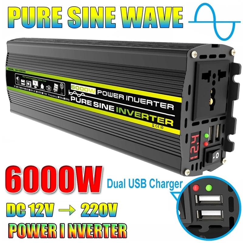 Ac Outdoor Power - 6000 W DC12/24 V zu AC