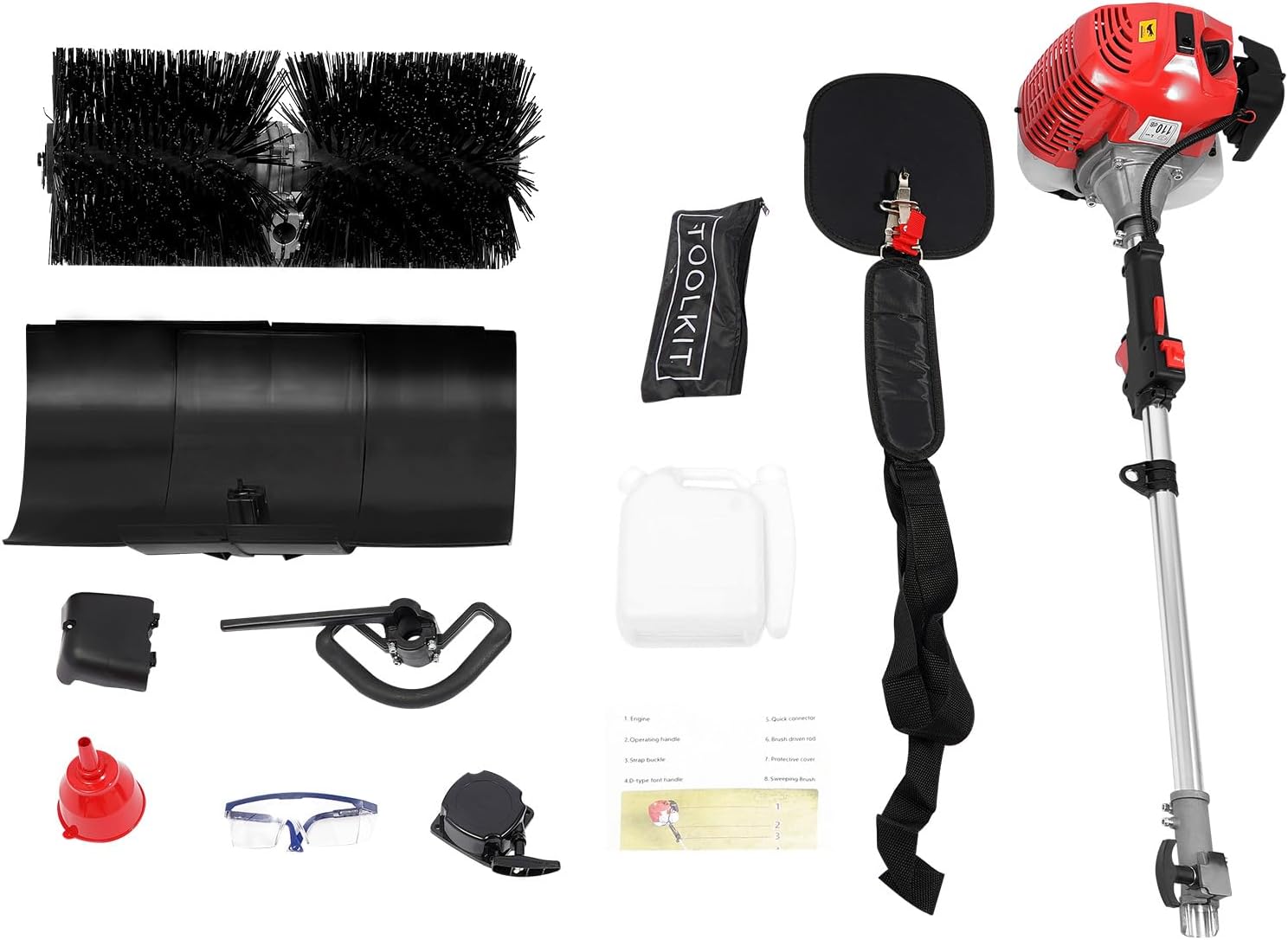 52CC 2-Takt Benzin-Handkehrmas – Outdoor Power Broom Bewertung und Preis