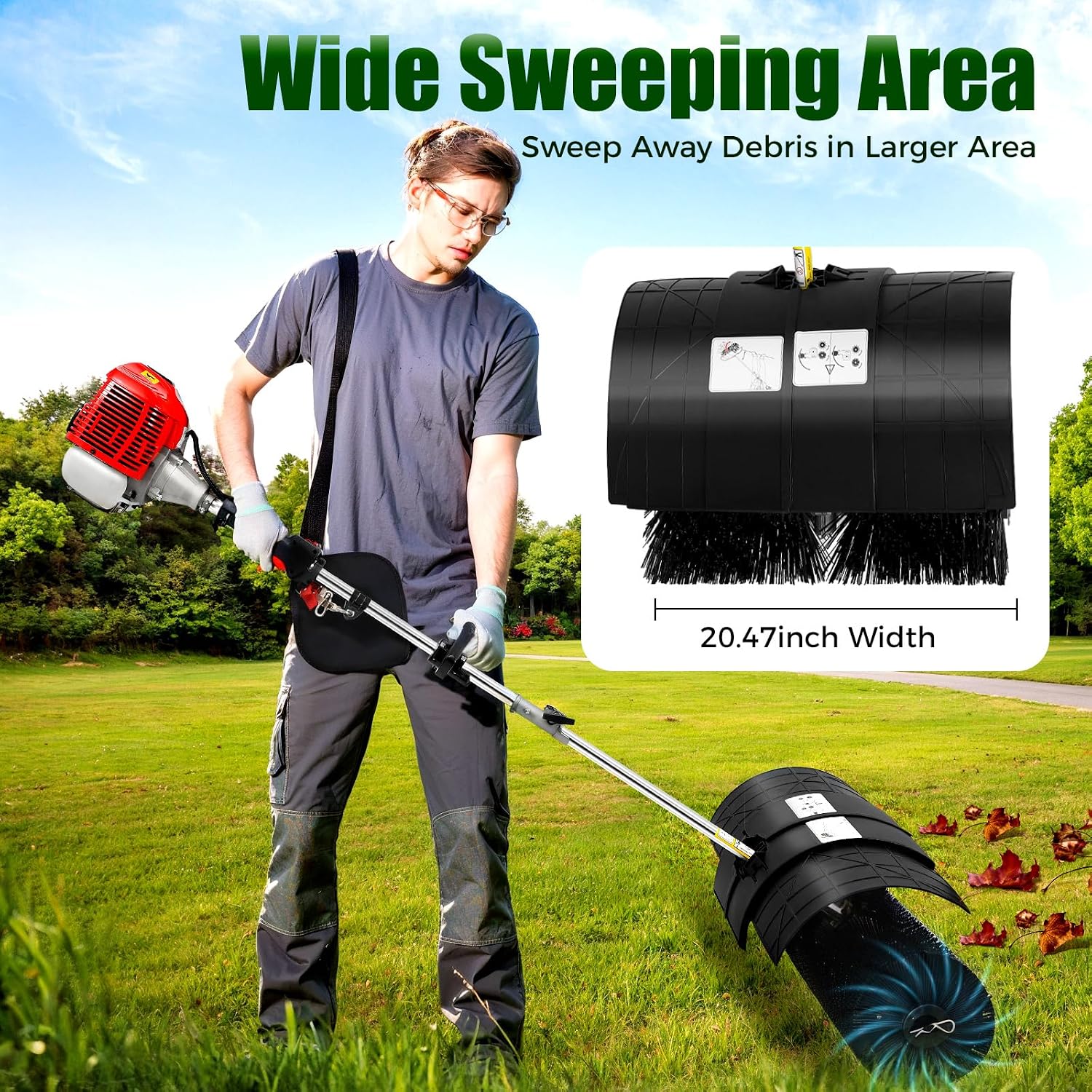 52CC 2-Takt Benzin-Handkehrmas – Outdoor Power Broom Bewertung und Preis