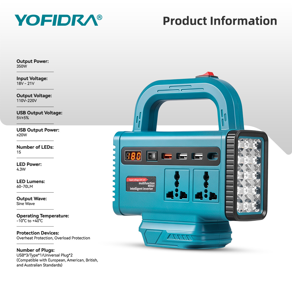 YOFIDRA 220V Tragbarer Stromwe – Ac Outdoor Power Bewertung und Preis