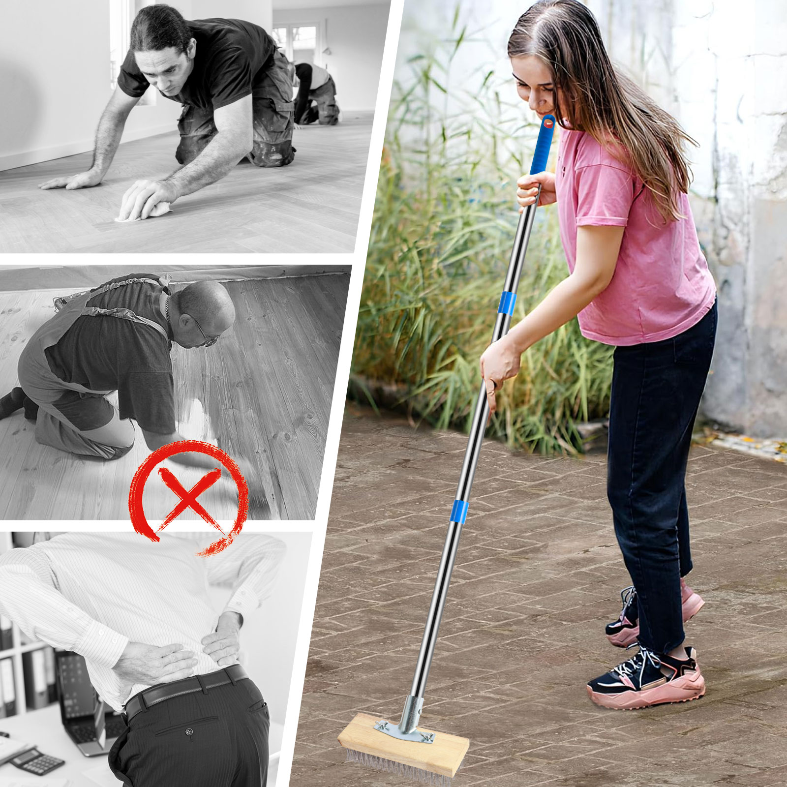 Deckschrubbbürste, Drahtbürste – Outdoor Power Broom Bewertung und Preis