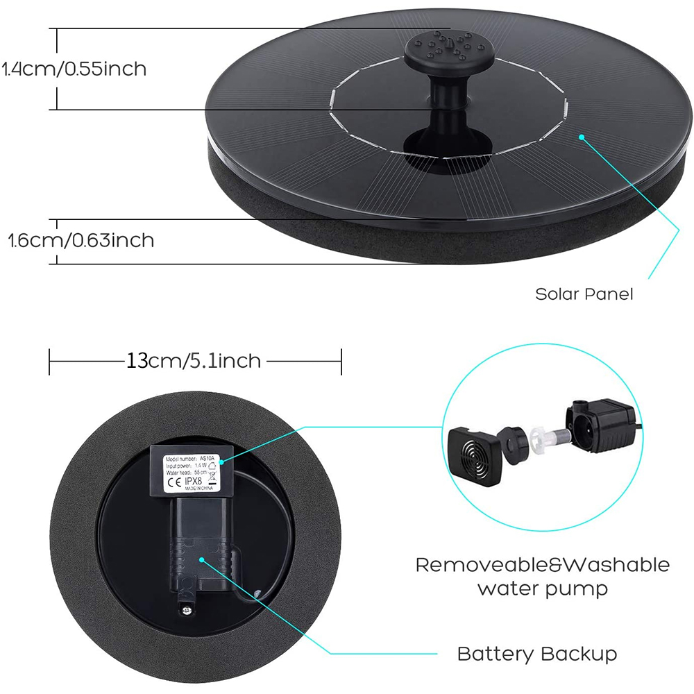 Wasserfall Brunnen Mini Solar  – Outdoor Power Source Bewertung und Preis